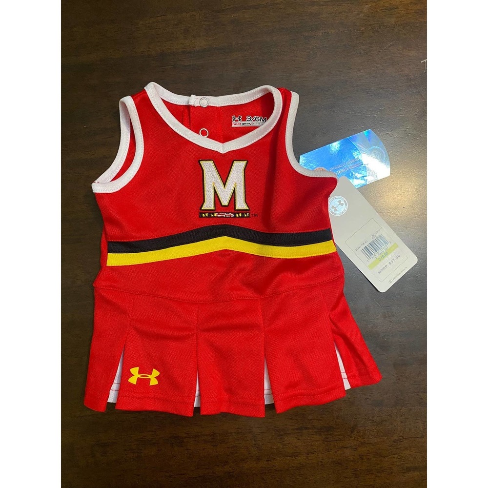 Under Armour University of Maryland 3/6m Cheerleading Outfit New with Tags